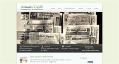 Desktop Screenshot of antoniocajelli.it